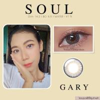 ราคา คอนแทคเลนส์ Soul Gray Brown ยี่ห้อ Gaezz Secret ค่าสายตาปกติ 600 คล้ายรุ่น Oh Soul (19836472176)