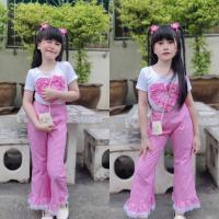 ราคา ชุดเซตเสื้อแต่งแขนระบายฟรุ้งฟริ้ง กางเกงขายาว pd (18705732088)