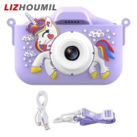 ราคา LIZHOUMIL Upgrade Kids Camera HD 1080P Digital Video Cameras Dual Front Rear Camera Video Recorder With 2 Inch Screen Christmas Birthday Gifts For Boys Girls (20726336821)