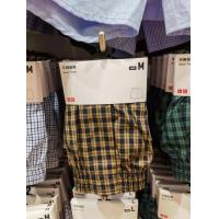 ราคา UNIQLO ซื้อ2ชิ้น Gratis Ongkir Uniqlo กางเกงบ็อกเซอร์สำหรับผู้ชายกางเกงทรงหลวมผ้าคอตตอน (20153590759)