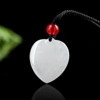 ราคา TIMESWIND จี้รูปหัวใจสีขาวหวานสร้อยคอผู้หญิงหยกธรรมชาติพร้อมใบรับรอง Y1N (16246012495)