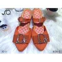 ราคา รองเท้าหัวแหลมเปิดส้น รองเท้าส้นแบนเปิดส้นแฟชั่น ดีไซน์สวย รูปทรงทันสมัยใส่สบาย เสริมบุคลิกภาพ รหัส 616 1 23 (5948010165)