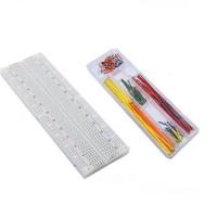 ราคา MB102 Breadboard Kit 400 830 Points Prototype Board for Arduino with 65 Jumper Wires U Shaped Solderless Breadboard Jumper Cables for DIY Electronics (21031045224)