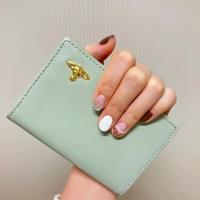 ราคา British Brand Vivienne Westwood West Queen Card Bag Saturn Logo Spot Wallet Document Bag (20509883047)