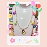 ราคา สร้อยมุกดอกมุราคามิแต่งดอกไม้ (18224437067)