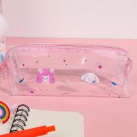 ราคา กระเป๋าดินสอ ที่ใส่ดินสอ ใส่ปากกา กระเป๋าใส่เครื่องเขียน กระเป๋าพลาสติก ลายการ์ตูน พกง่าย กระเป๋าดินสอพลาสติก กระเป๋าซิป pencil bag SO058 (18038758717)