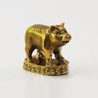 ราคา Inspire Jewelry หมูนำโชค 2 ชิ้น เสริมความมั่งมี อุดมสบูรณ์ ทองเหลือง จิ๋ว 2CM (106906152)