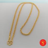 ราคา สร้อยคอลายเกลียว 2 สลึง 50สตางค์ ทองโคลนนิ่ง ทองชุบ ทองไมครอน ทองปลอมเหมือนจริง (12104022044)