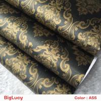 ราคา BigLucy วอลเปเปอร์สติกเกอร์ PVC ลายหลุยส์ มีกาวในตัว สติ้กเกอร์กันน้ำ ติดผนัง ติดเฟอร์นิเจอร์ หน้ากว้าง 60ซม (20614319580)