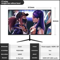 ราคา ส่งจากไทย จอมอนิเตอร์17 27นิ้ว แบบโค้ง หน้าจอคอมพิวเตอร์ จอคอมพิวเตอร์โค้ง Curved จอ 32นิ้ว 2K144HZ IPS Panel VGA HDMI จอคอม 1080P 24นิ้วLED Gaming Monitor จอคอมพิวเตอร์ (20686003945)