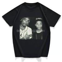 ราคา new tupac tshirt Mens Black T shirt Hip Hop Tupac 2PAC Tshirt Men Fashion Cotton T shirt Rapper Boys Tops Tees Tupac Praying Women Tshirt (20632276876)