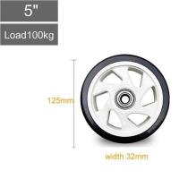 ราคา PU Replacement caster wheelswith double bearings3inch 4inch 5inch high load capacitywear resistance furniture wheels (20352412460)