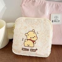 ราคา 卐 กระเป๋าผ้าแคนวาส ขนาดใหญ่ จุของได้เยอะ แบบพกพา ลายหมีพูห์ สําหรับนักเรียน (20213140307)