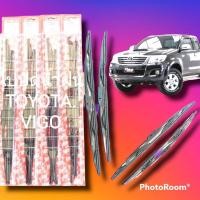 ราคา ใบปัดน้ำฝนที่ปัดน้ำฝน โตโยต้า วีโก้ ฟอร์จูนเนอร์ TOYOTA HILUX VIGO FORTUMER ปี2004 2014 19 21 ขายแพ็คคู แบบตรงรุ่นชื้อมาจับเปลี่ยนได้เลยเปลี่ยนง่ายๆ (14448341430)