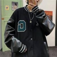 ราคา Black G American Baseball Bomber Students Racer Zip Up Jackets Men Women Clothing Couples Harajuku Hippie Clothes Japanese (12966116994)