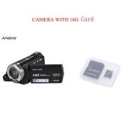 ราคา Andoer Video Camera 1080P Full HD 16X Digital Zoom Recording Camera Auto Portable Camcorder with 3 0 Inch Rotatable LCD Screen (10803877020)