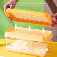 ราคา ถาดน้ำแข็งก้อนสำหรับตู้แช่แข็งน้ำแข็งก้อนถังขยะสี่เหลี่ยมถาดตักถาดแบบกดน้ำแข็งก้อนที่ผลิตก้อนน้ำแข็งน้ำแข็งก้อนสำหรับตู้แช่แข็งกับถังขยะถาดน้ำแข็งก้อนพร้อมฝาและถัง 2ชั้น1สกู๊ปและแผ่นกด1แผ่น (176618551