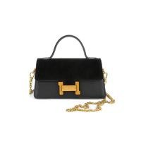 ราคา กระเป๋าโซ่ประณีต กระเป๋าโซ่หนังนูบัค หนังกลับ กระเป๋าโซ่หนัง (21322630055)