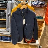 ราคา UNIQLO U 441257 Men And Women Lovers The Fitting Room With Polar Fleece Half Zip Fleece Jacket 429185 443466 (20268579931)