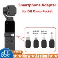 ราคา จัดส่ง1วัน สำหรับ DJI Osmo Pocket Smartphone หัวแปลงไมโครยูเอสบี แอนดรอยด์ TYPE C IOS สำหรับ OSMO Pocket ขากล้องมือถืออุปกรณ์เสริม (19396727000)