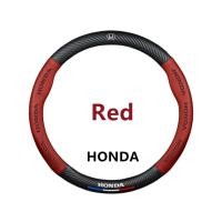 ราคา รถฮอนด้าพวงมาลัยสำหรับ Freed Brio ซิตี้ซีวิค CRV HRV BRV Accord Jazz ที่คลุมพวงมาลัยพวงมาลัยรถยนต์ภายในรถป้องกันพวงมาลัย3D พิมพ์โลโก้ (19348552081)