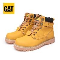 ราคา Caterpillar เดิมหนังผู้ชายและผู้หญิงรองเท้า Tooling รองเท้า Martin สบายๆสูง CAT รองเท้า (9099088107)