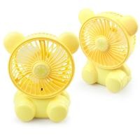 ราคา พัดลมพกพา USB พัดลมมือถือขนาดพกพา คละสี รุ่น Mini cartoon fan cool 05h song (3804830734)