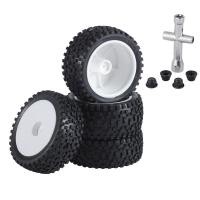 ราคา 4Pcs 85mm Tires Wheel Tyre for Wltoys 144001 124019 104001 RC Car Upgrade Parts 1 10 1 12 1 14 Scale Off Road Buggy (20134752032)