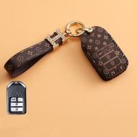 ราคา สำหรับ Honda All New City crv accord civic Keyless Remote Leather Car Key Cover (16583996500)