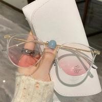 ราคา 4 0ถึง 1 0 แว่นสายตาสั้นบลัชผู้หญิงสายตาสั้นแว่นตากรอบสีน้ำตาลทรงกลมแว่นตาคอมพิวเตอร์เกรด (15337706388)