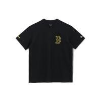 ราคา New Era x bts x mlb joint style SS22 back เสื้อยืดคอกลมพิมพ์ใหญ่สไตล์เดียวกันสำหรับผู้ชายและผู้หญิงสีดำ (19673309799)