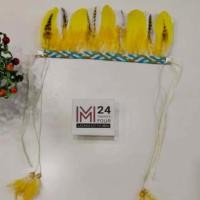 ราคา 1 อัน มงกุฎขนนก แถบคาดศีรษะ แถบขนนก หมวกอินเดียแดง ที่คาดผม ขนนก โบฮีเมียน แก๊สบี้ เครื่องประดับผม เชียร์ลีดเดอร์ กีฬาสี feather headband m24 (16159788823)