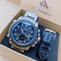 ราคา N Time Shop D ziner นาฬิกาข้อมือ แบรนแท้ กันน้ำ100 พร้อมสายหนัง สลับสายเปลี่ยนได้ พร้อมกล่องแบรน มีป้ายรับประกัน พร้อมส่งค่ะ (12494299338)