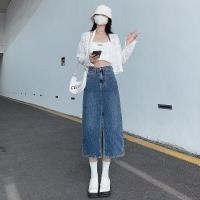 ราคา Molisa Fashion กระโปรง กระโปรงยีนส์ กระโปรงทรงเอ คลาสสิค สไตล์ น่ารัก ทันสมัย WWY2393H3M 39Z230927 (20528410539)