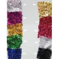 ราคา ผ้าเลื่อม ผ้าเลื่อมเกล็ดปลา พาหุรัด สำเพ็ง ผ้าเลื่อมไล่สี ผ้าเลื่อมกระจก ผ้าตัดชุดแฟนซี ผ้าตัดชุดแดนเซอร์ สีปักแน่น Fabricmall 001 (7559134369)