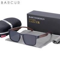 ราคา แว่นกันแดดกรอบไม้ BARCUR สำหรับผู้ชายแว่นตา UV400แว่นตาเลนส์ตัดแสงสะท้อนไม้แว่นตากันแดดวอลนัทธรรมชาติโพลาไรซ์สำหรับผู้ชาย (19819100200)