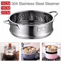 ราคา Thickening Food Steam Rack Stainless Steel Steamer with Double Ear for Soup Pot Milk Pot Kitchen Tools (19686881673)
