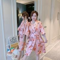 ราคา ชุดนอนไหมเทียมสไตล์ญี่ปุ่นเสื้อคลุมอาบน้ำลูกไม้ผ้าไหมน้ำแข็งดอกไม้ของผู้หญิงในช่วงฤดูร้อนชุดนอนหรูหราชุดนอนเซ็กซี่ Pakaian Rumahan Nmckdl (19678354025)