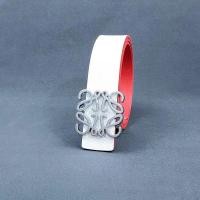 ราคา Loewe เข็มขัดของผู้ชายลายนูนสองด้านสุดหรูแสงคลาสสิกฉลุลายนูนด้านหัวเข็มขัดแบบตะวันตกสุดหรูปี2023 (20584067824)