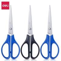 ราคา Deli กรรไกรขนาดใหญ่ป้องกันสนิมใบมีดสีดำกรรไกรสำนักงานอุปกรณ์ในครัวเรือนกรรไกรแบบปลอดภัยกระดาษกรรไกรตัด Vsei (19624707392)