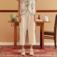 ราคา Endless Holiday Anna Pants WHITE JASMINE กางเกงขายาวจีบหน้า (21096411382)