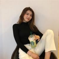 ราคา BRANCHÉ เสื้อไหมพรม เกาหลี ผ้านิ่มสีพื้น นุ่ม เสื้อคอเต่า ครอปแขนยาว เสื้อคอเต่าสีพื้น ผู้หญิง HZFWC8490 (21022141130)