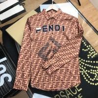ราคา เสื้อเชิ้ตแขนยาวสีน้ำตาลแบรนด์Fendiเฟนดิ ใส่ได้ทั้งผู้หญิงและผู้ชาย งานป้ายผ้าดีทรงสวย รหัสFendiBrown1 (21193012174)