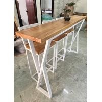 ราคา PradooSiamโต๊ะบาร์ เก้าอี้บาร์ ขายแยก 1ตัว โต๊ะบาร์ยาว โต๊ะบาร์สูง ท็อปไม้แผ่นเดียว ไม้ธรรมชาติ ขอบตรง ขาโต๊ะเหล็ก สไตล์ลอฟท์ พร้อมใช้ (20929459282)