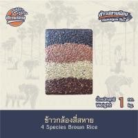ราคา ข้าวกล้อง4สหาย 1 กก ข้าวปลอดสาร (19261769070)