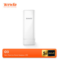 ราคา Tenda O3 5KM Outdoor Point to Point CPE อุปกรณ์ขยายสัญญาณ WiFi แถม PoE injector ในกล่อง ประกันศูนย์ไทย 5 ปี (702036530)