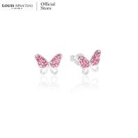 ราคา Louis Montini Jewelry Sterling Silver 925 Earrings ต่างหูเงินแท้ 92 5 ต่างหูผู้หญิง รูปผีเสื้อ LJER51 (20824494673)