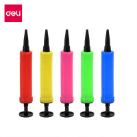ราคา Deli กระบอกสูบลมลูกโป่ง ที่สูบลมลูกโป่งแบบมือปั้ม ที่สูบลม ที่เป่าลูกโป่ง คุณภาพดี หัวแหลมสูบง่าย น้ำหนักเบาพกพาสะดวก คละสุ่มสี Balloon pump (20890879666)