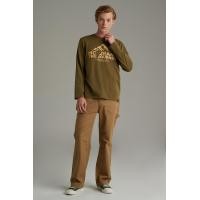 ราคา Mc jeans เสื้อยืดแขนยาวผู้ชาย คอกลม สีเขียวขี้ม้า MTSZB34 (20888863098)