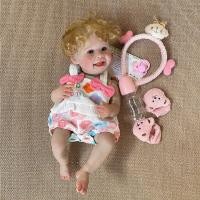 ราคา ตุ๊กตา Silikon Reborn ขนาด45ซม มีผมรูทแฮร์เปอร์ซิลิโคนสาวตุ๊กตา Bebe รีบอร์นไวนิลตุ๊กตาซิลิโคน (21013961777)